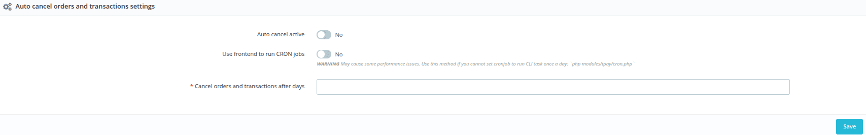 Transaction cancellation